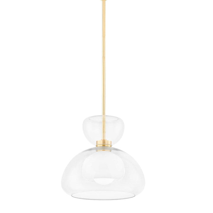 Cortney 1 Light Pendant-Mitzi-HVL-H813701-AGB-Pendants-1-France and Son