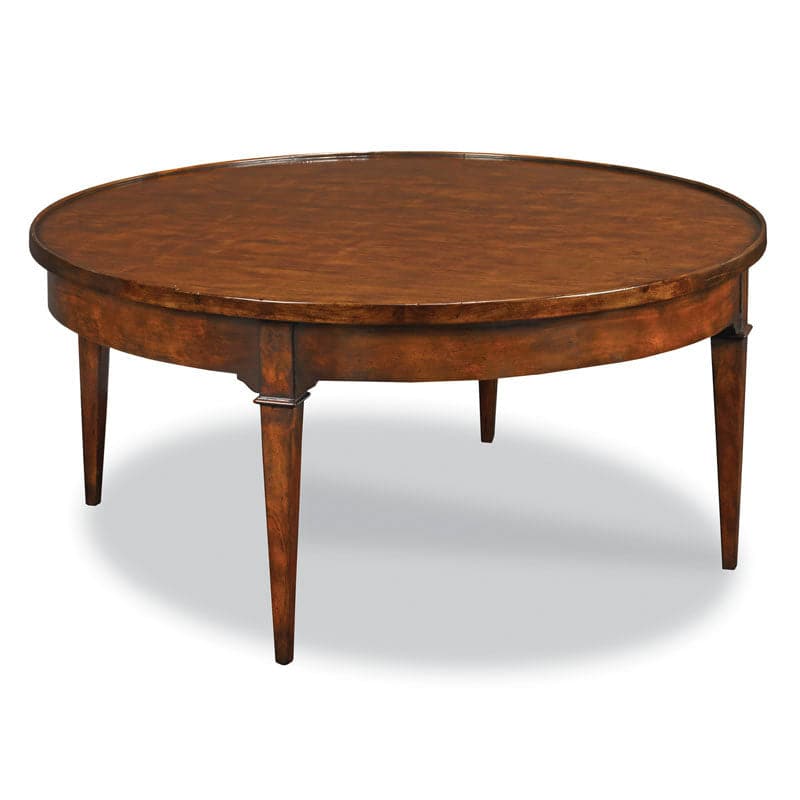 Marseille Round Cocktail Table-Woodbridge Furniture-WOODB-2105-10-Coffee Tables-1-France and Son