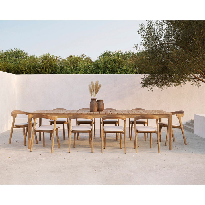 Bok Outdoor Dining Chair Cushion - lifestyle