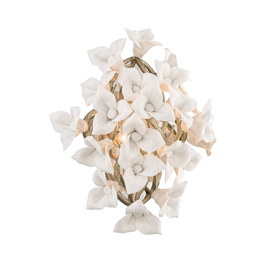 Wall Lighting Lily Wall Sconce - Enchanted Silver Leaf