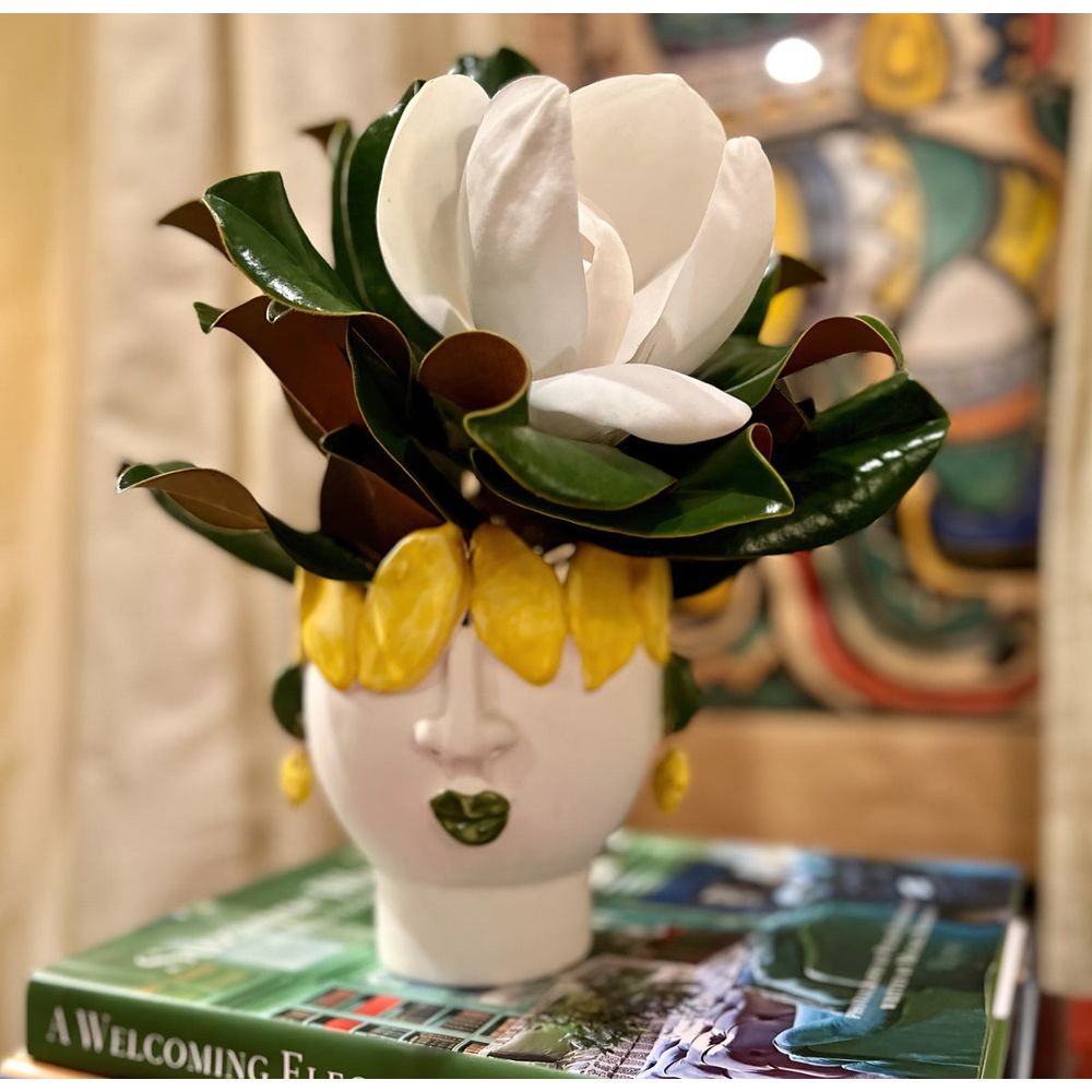 Indoor Planters Studio Z Cachepot, Small Head with Lemons