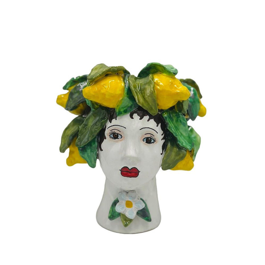Vases Small Ceramic Head Vase, Lemons
