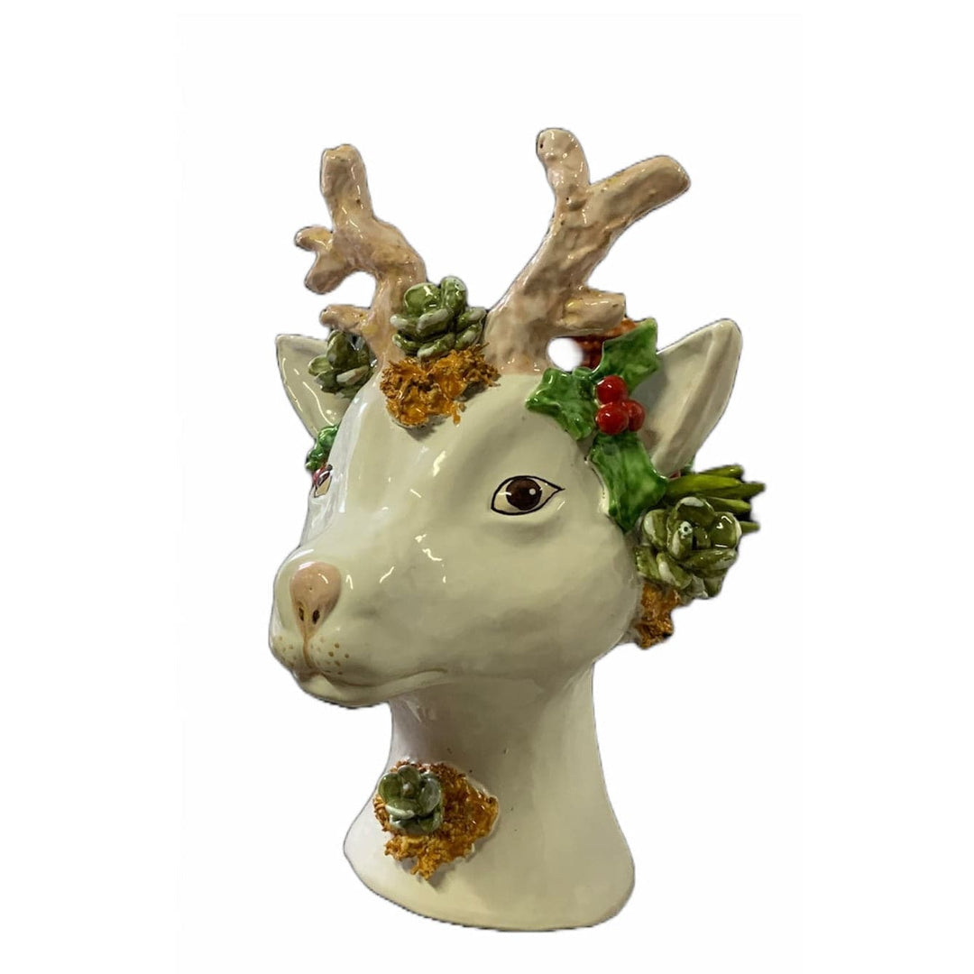 Head Ceramic Head Vase-ABIGAILS-ABIGAILS-211011-VasesReindeer-1-France and Son