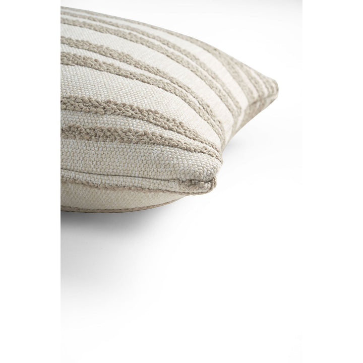 Stripes Outdoor Cushion - White