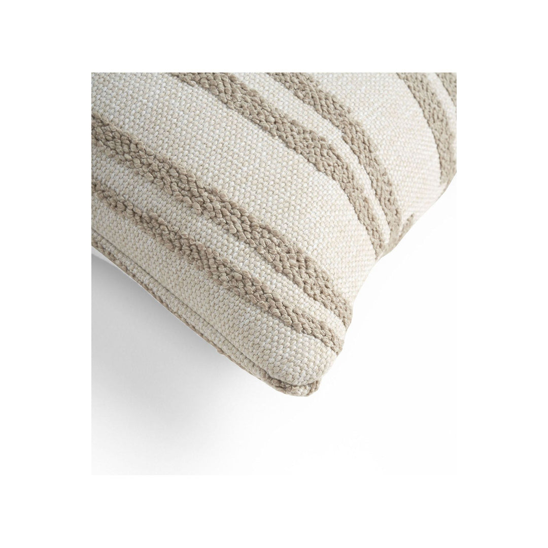 Stripes Outdoor Cushion - White