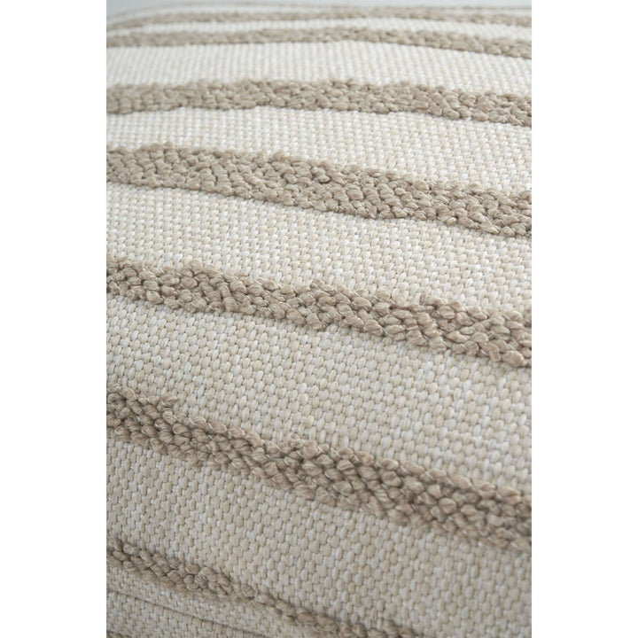 Stripes Outdoor Cushion - White