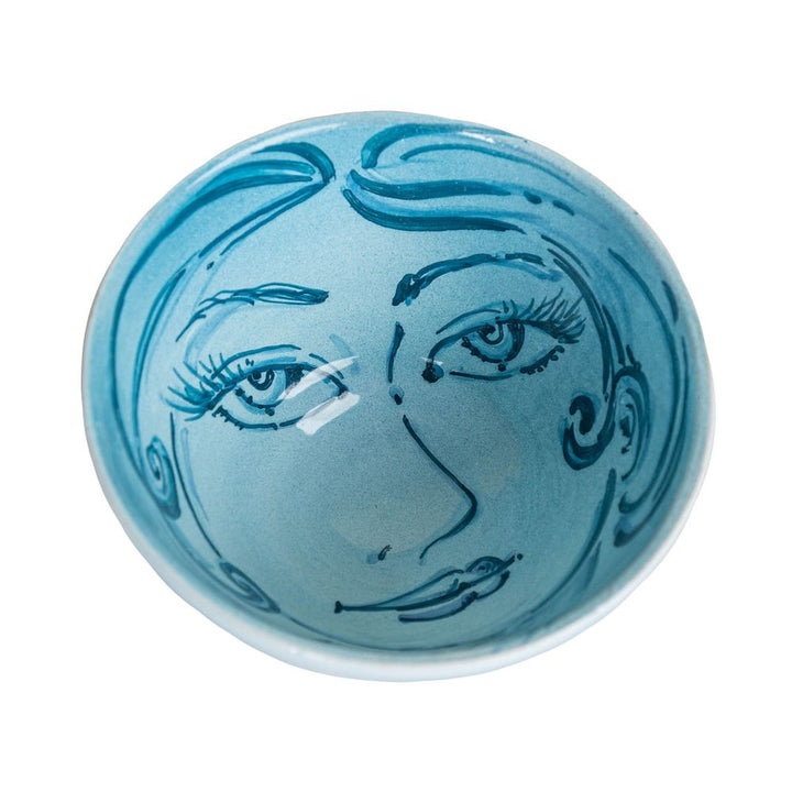 Bowls Portrait Bowl, Medium, Blue Woman