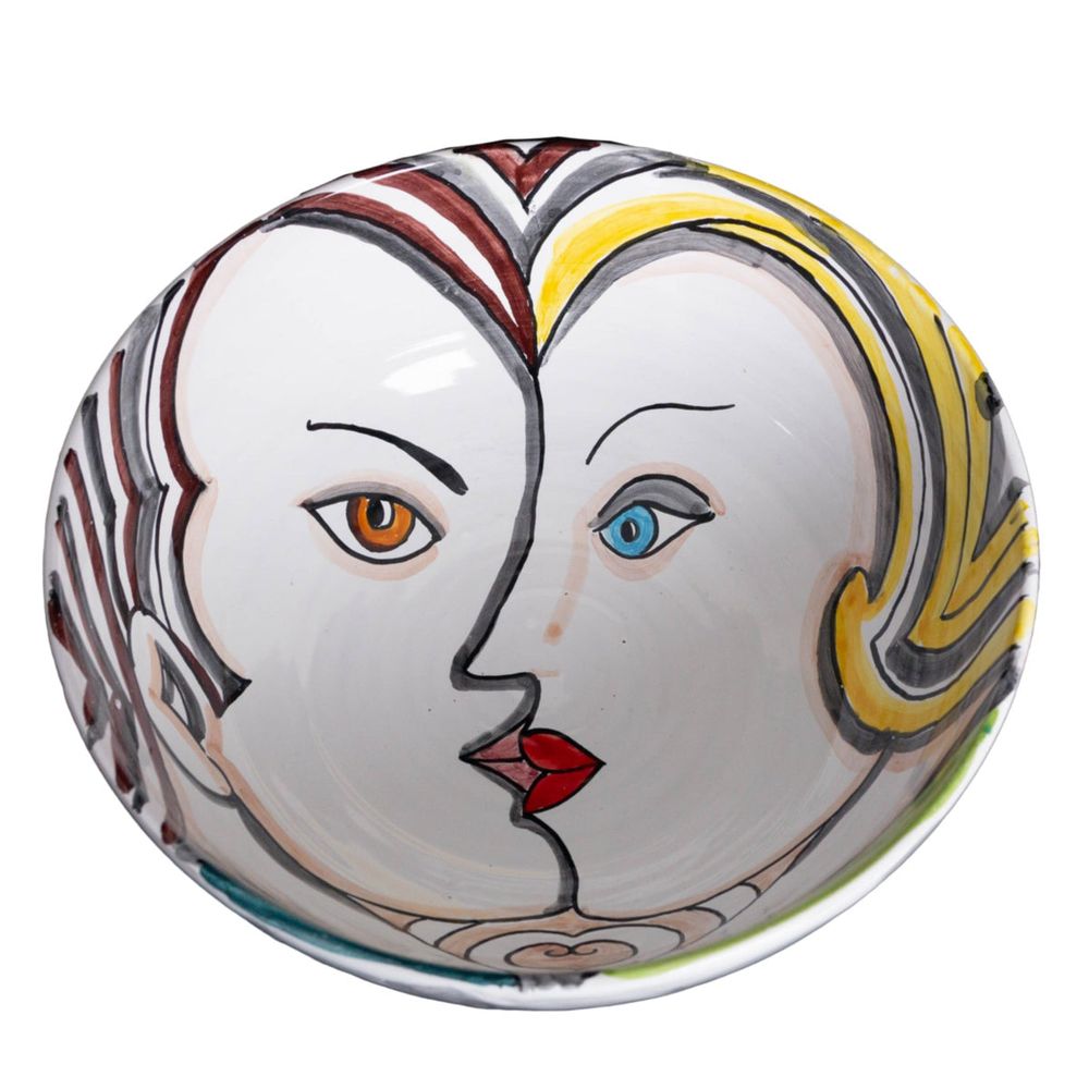 Bowls Portrait Bowl, Large, Two Face
