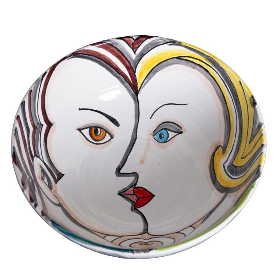 Bowls Portrait Bowl, Large, Two Face