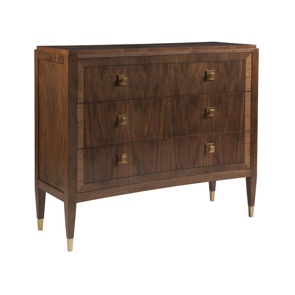 Cabinets & Curios Chiavari Hall Chest - Rich Clear Dark Brown