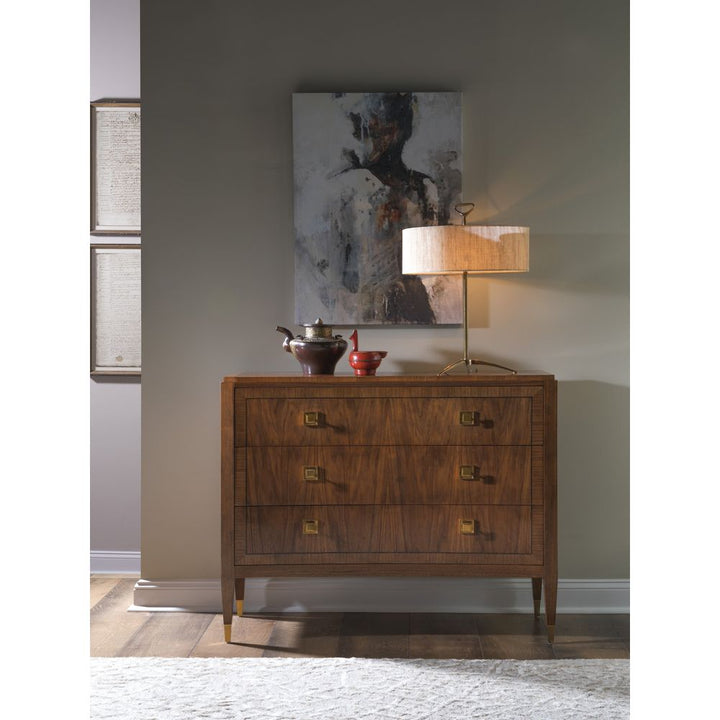 Cabinets & Curios Chiavari Hall Chest - Rich Clear Dark Brown