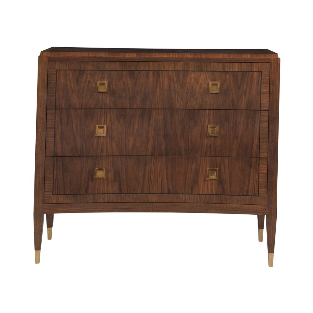 Chiavari Hall Chest - Rich Clear Dark Brown