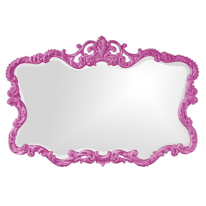 Talida Mirror-The Howard Elliott Collection-HOWARD-21183HP-MirrorsHot Pink-5-France and Son