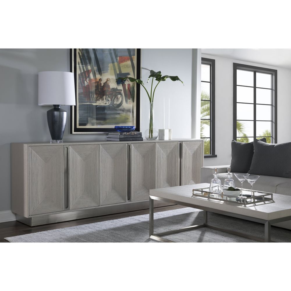 TV Stands & Media Consoles Gradient Long Media Console - Antiqued White