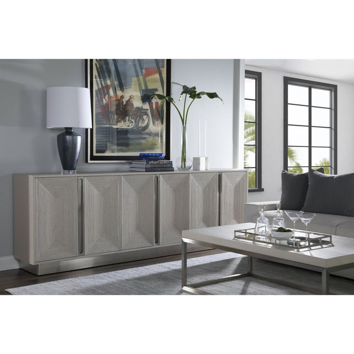 TV Stands & Media Consoles Gradient Long Media Console - Antiqued White