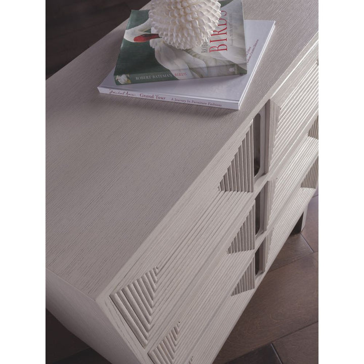 Gradient Hall Chest - Antiqued White
