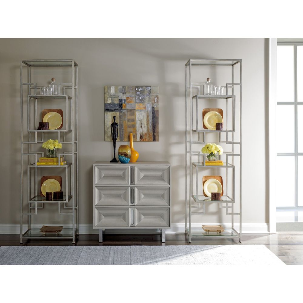 Cabinets & Curios Gradient Hall Chest - Antiqued White