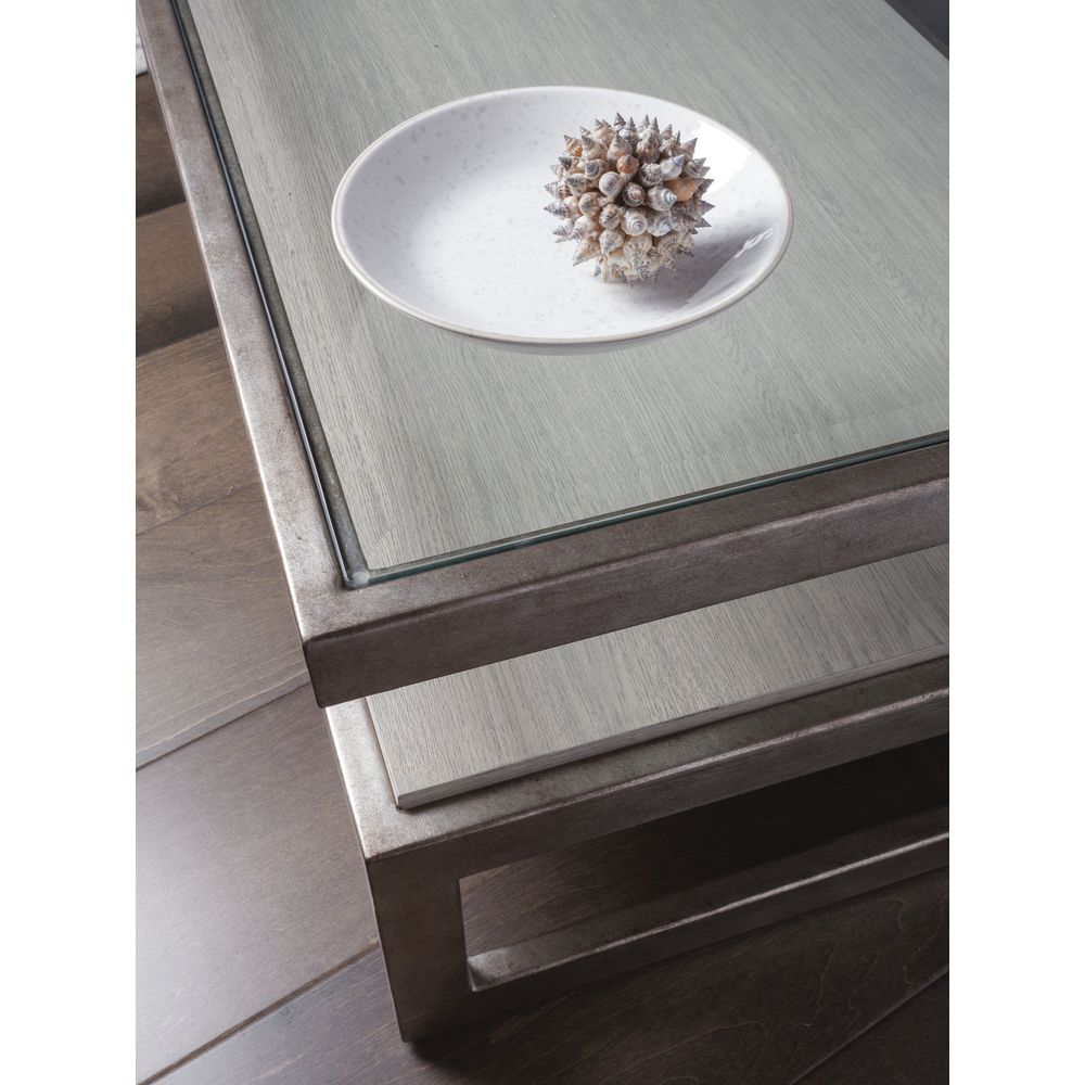 Coffee Tables Soiree Rectangular Cocktail Table - Silver Leaf