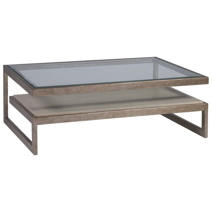 Coffee Tables Soiree Rectangular Cocktail Table - Silver Leaf