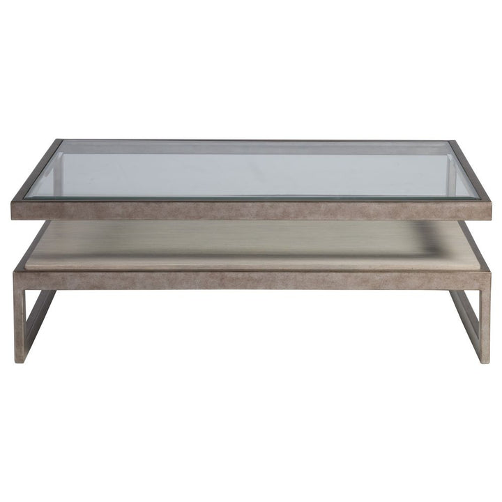 Coffee Tables Soiree Rectangular Cocktail Table - Silver Leaf