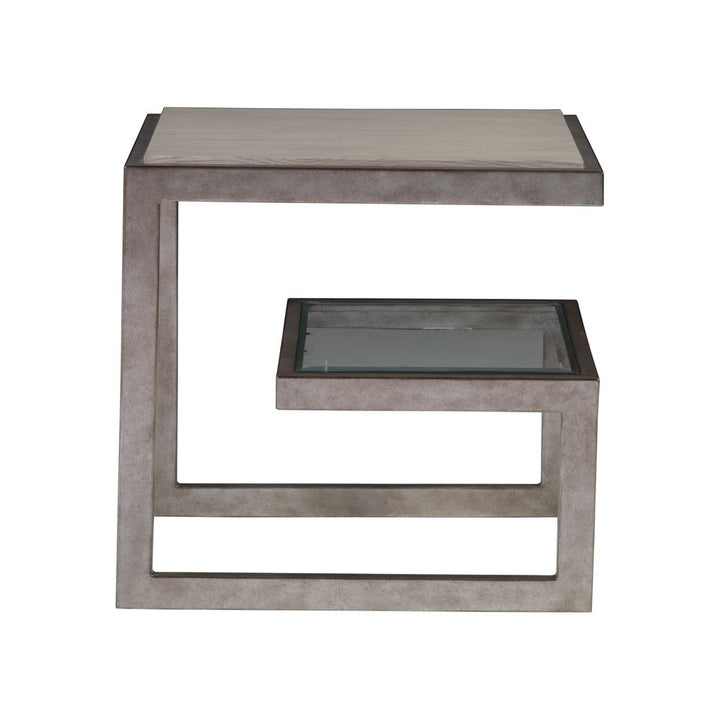 Side Tables Soiree Rectangular End Table - Silver Leaf