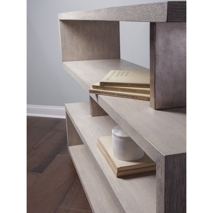Bookcases & Etageres Soiree Low Bookcase - Silver Leaf