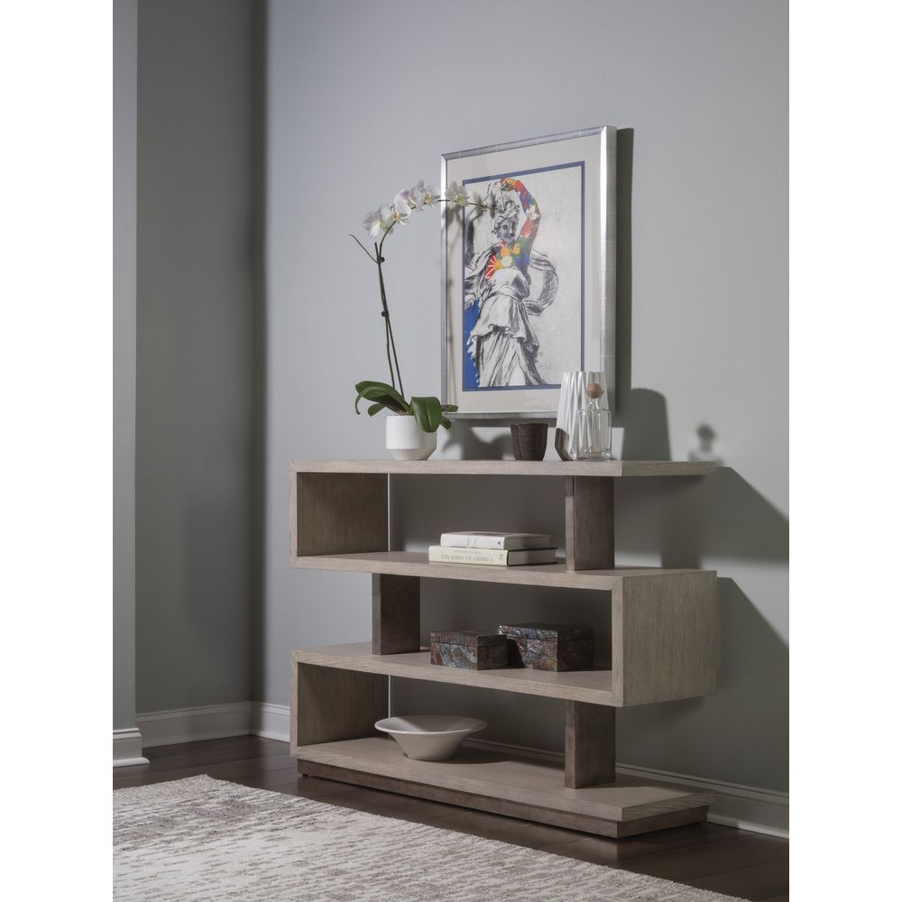 Bookcases & Etageres Soiree Low Bookcase - Silver Leaf