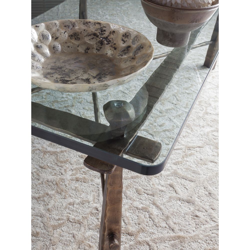 Coffee Tables Cortona Rectangular Cocktail Table - Natural Iron