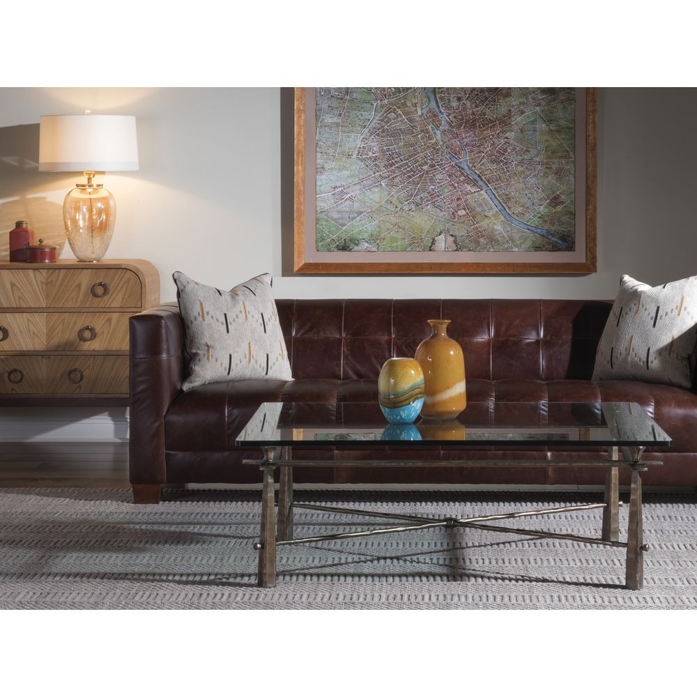 Coffee Tables Cortona Rectangular Cocktail Table - Natural Iron