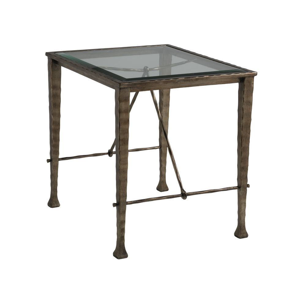 Side Tables Cortona Rectangular End Table - Natural Iron