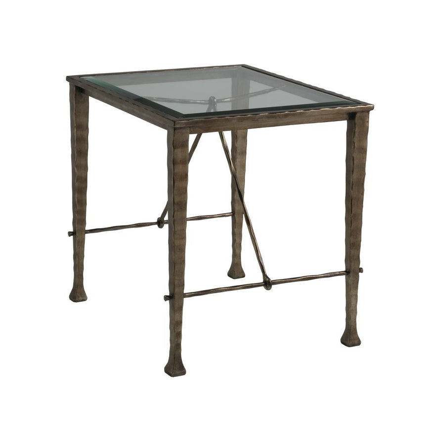 Side Tables Cortona Rectangular End Table - Natural Iron