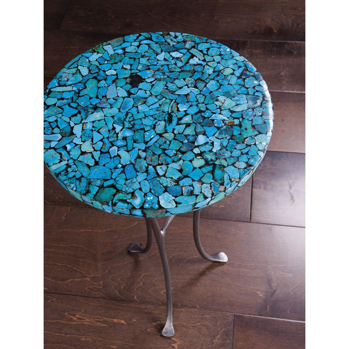 Side Tables Isidora Turquoise Spot Table - Aquamarine