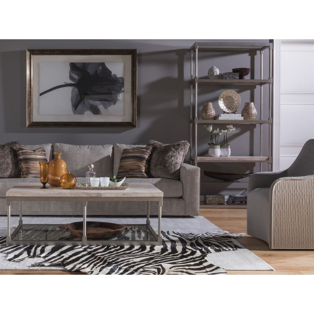 Coffee Tables Topa Rect Cocktail Table - Silver Leaf