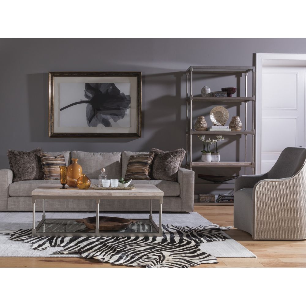 Coffee Tables Topa Rect Cocktail Table - Silver Leaf