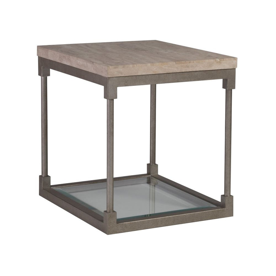 Side Tables Topa Rectangular End Table - Silver Leaf