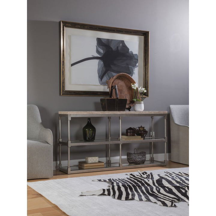 Console Tables Topa Console - Silver Leaf