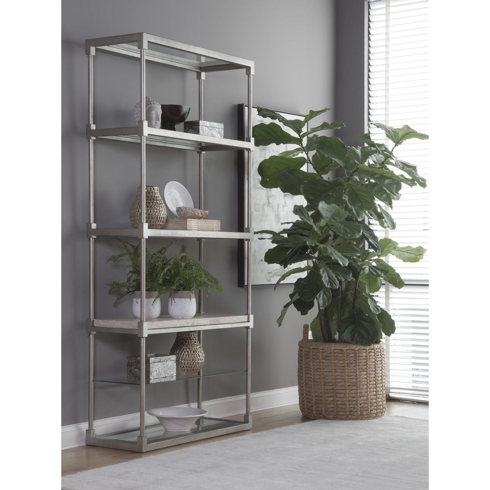 Bookcases & Etageres Topa Etagere - Silver Leaf