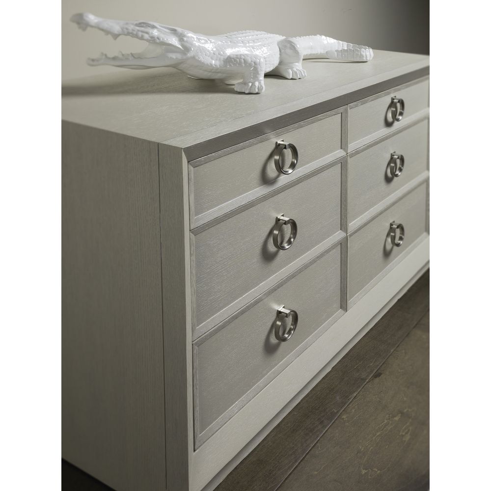 Dressers & Chests Zeitgeist White Double Dresser - Antiqued White