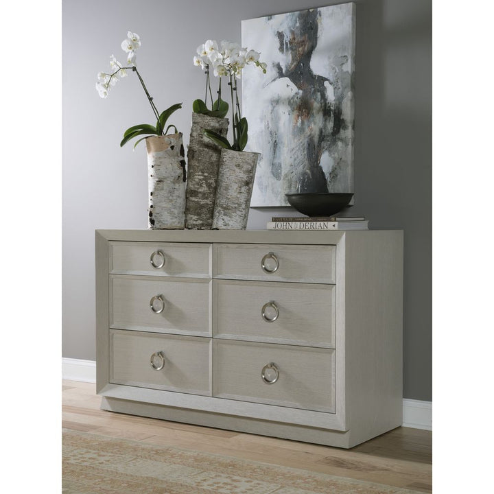 Dressers & Chests Zeitgeist White Double Dresser - Antiqued White
