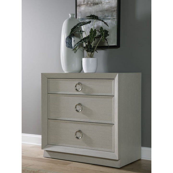 Cabinets & Curios Zeitgeist White Drawer Hall Chest - Antiqued White