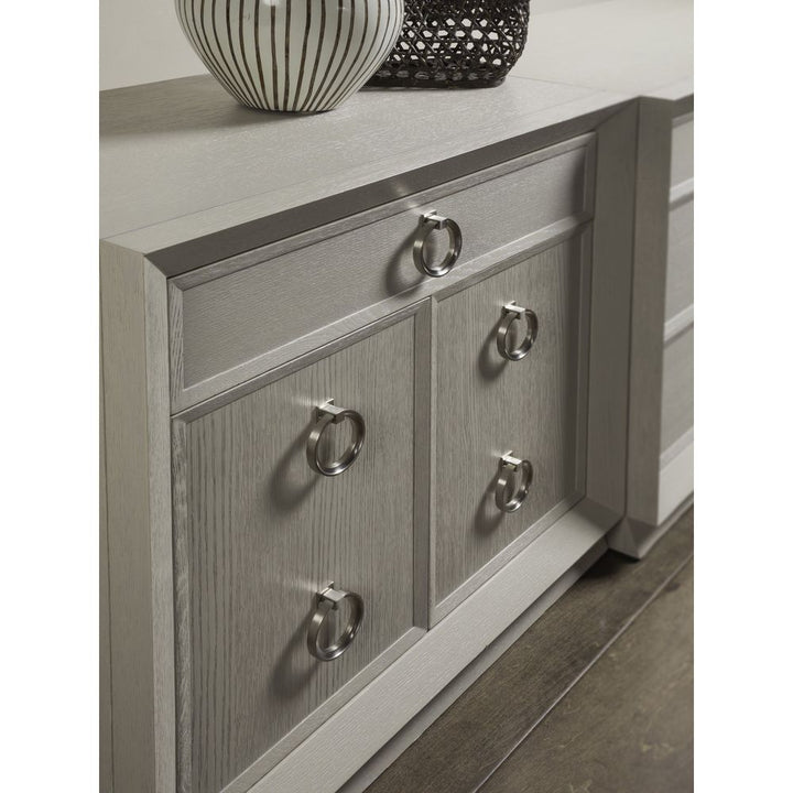 Cabinets & Curios Zeitgeist White Hall Door Chest - Antiqued White