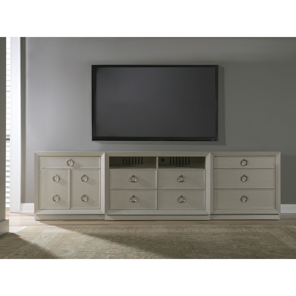 Zeitgeist White Drawer Hall Chest - Antiqued White