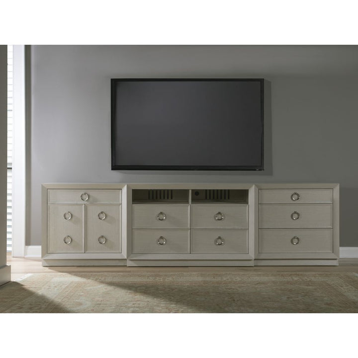 Zeitgeist White Drawer Hall Chest - Antiqued White