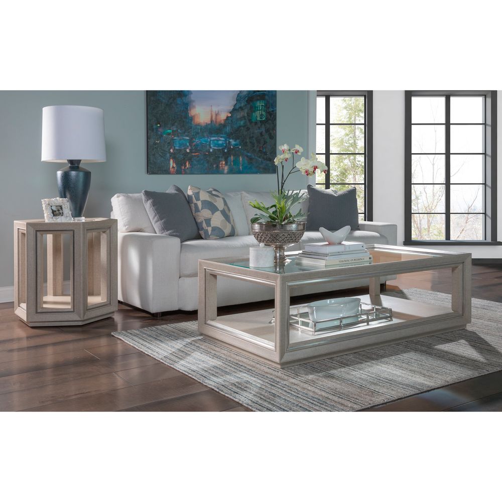 Coffee Tables Zeitgeist Linen Cocktail Table - Antique Linen