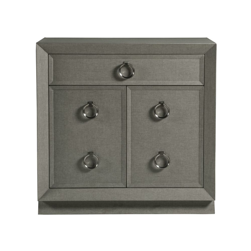 Zeitgeist Linen Hall Door Chest - Antique Linen