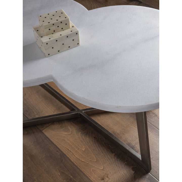 Coffee Tables Aristo Rectangular Cocktail Table - Silver Leaf