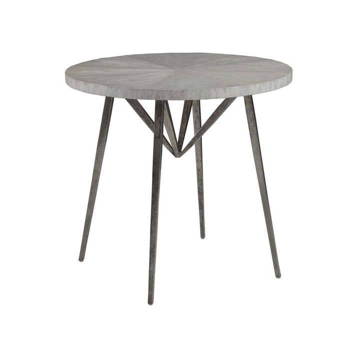 Side Tables Alfie Round End Table - Creamy White