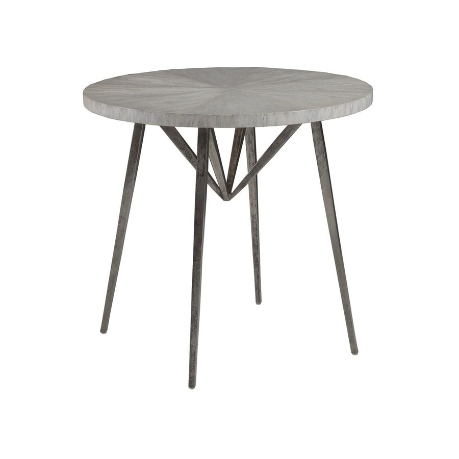 Side Tables Alfie Round End Table - Creamy White