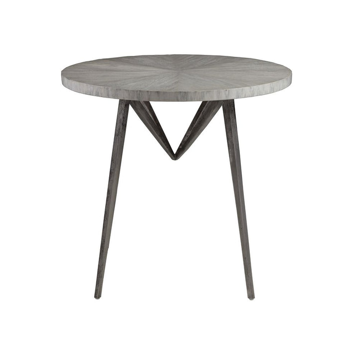 Side Tables Alfie Round End Table - Creamy White
