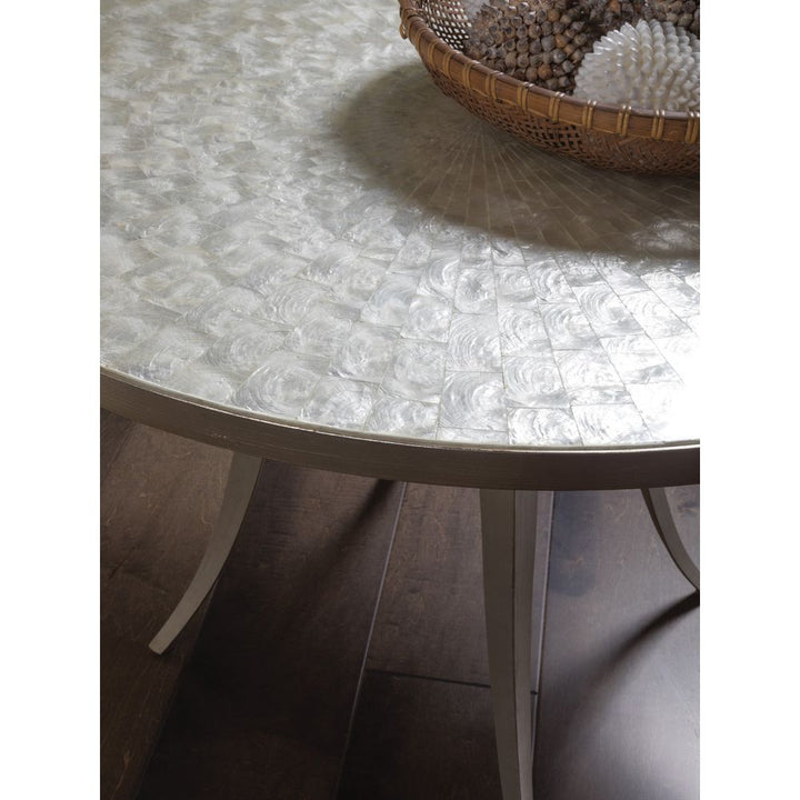 Dining Tables Capiz Round Dining Table - Champagne